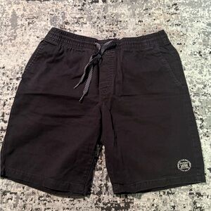 Vans black Elastic Waist Shorts